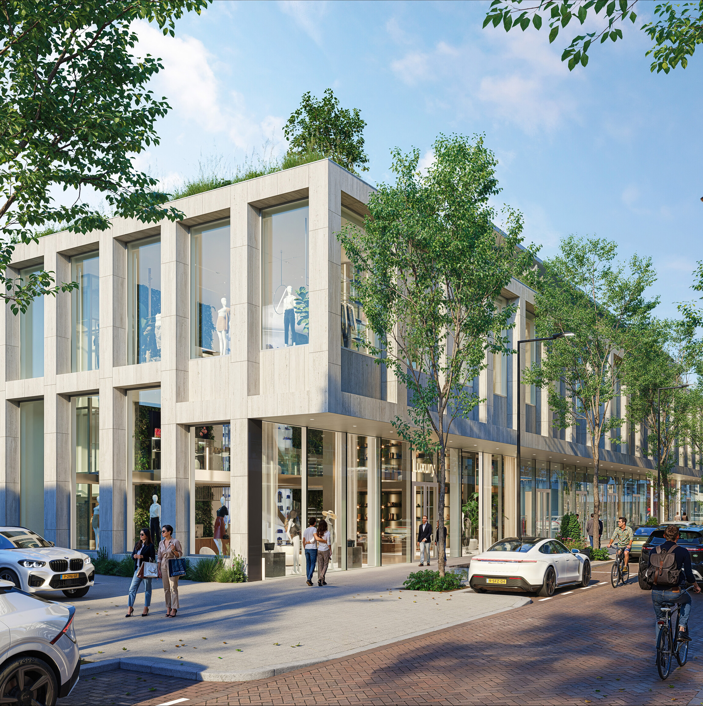 Voorbeeld winkelinrichting van The Lobby Hoekpand op de Kruiskade in Rotterdam